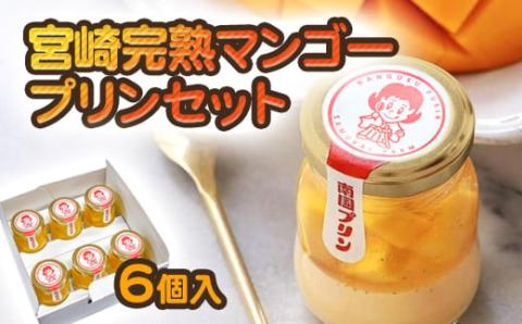 【11月13日終了】宮崎完熟マンゴープリンセット　6個入り＜1-275＞
