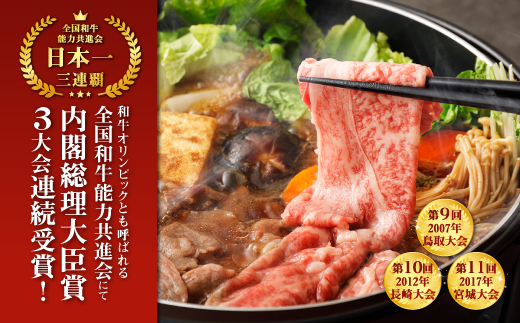  宮崎牛 切り落とし すきやき 3点セット 合計約600g 黒毛和牛