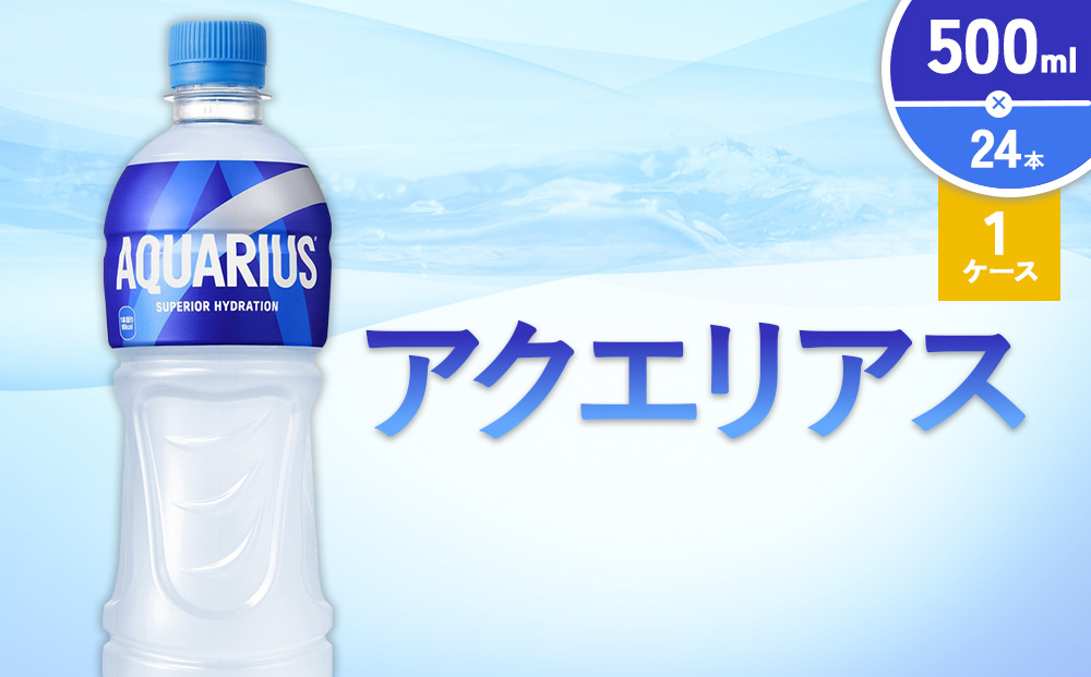 アクエリアス 500ml PET × 24本 1ケース AQUARIUS スポーツドリン
