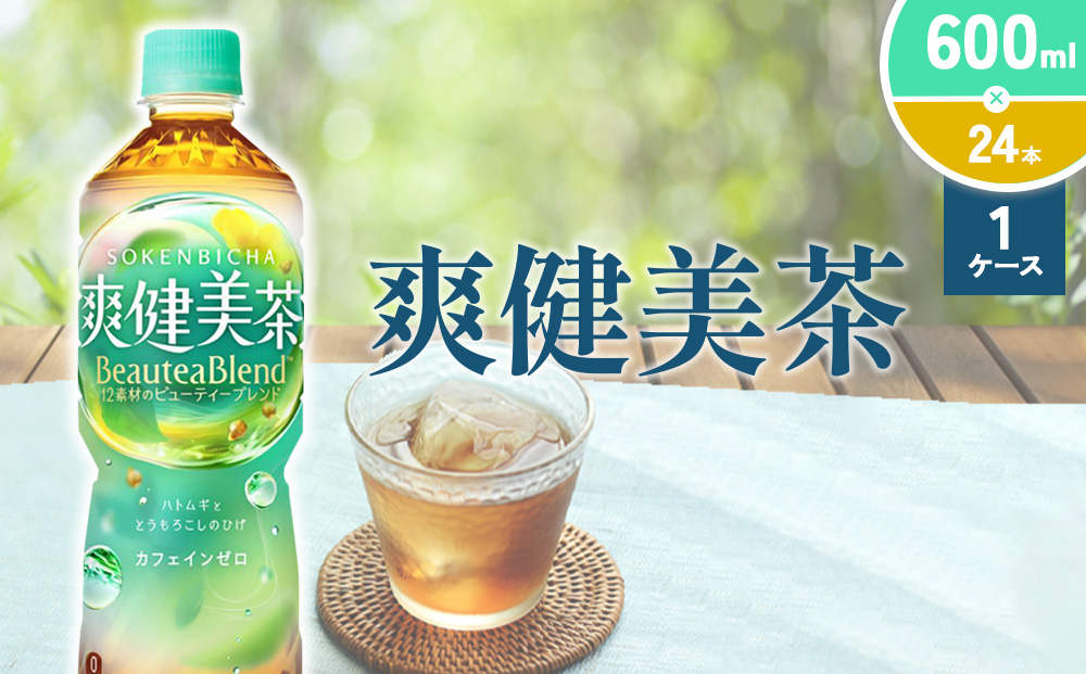 爽健美茶 600ml PET【コカ・コーラ】ペットボトル 1ケース(24