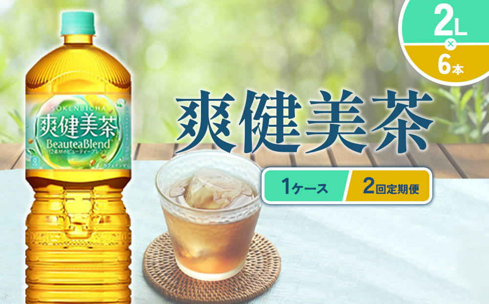 【2回定期便】爽健美茶 2L PET【コカ・コーラ】ペットボトル