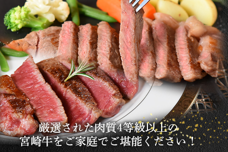 ＜宮崎牛『シン極(きわみ)』ロース肉約4kg、ヒレ肉約2.5kg (冷凍・4回配送)＞ 国産ブランド牛 黒毛和牛【MI635-nk-i-04】【中村食肉】 【冷凍】 4回配送 約6.5kg