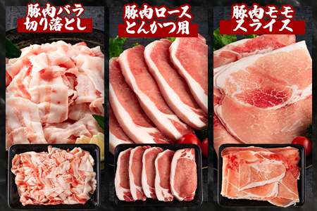 ＜宮崎県産豚肉バラエティーセット 合計3.6kg＞ BBQ特集 【MI193-hr】【肉の豊楽】