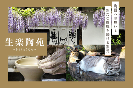 ＜スリップウェアの豆皿 4枚組＞ 陶器 食器【A-1102-kr】【生楽陶苑】