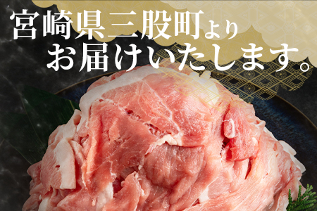 【数量限定】＜宮崎県産ブランドポーク切り落とし（ウデ・モモ）2kg＞国産 九州産 豚肉 小分け 個包装【MI289-nm-x1】【ニクマル】