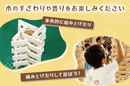 ＜からからつみき108(800Pコンテナ入)＞宮崎県産の杉を使ったつみき！木のおもちゃ 知育玩具 子供 おもちゃ 積み木 男の子 女の子 子ども プレゼント 4歳 5歳 安心 安全 国産 宮崎県産 杉 収納 ベビー向け 誕生日 贈り物 お祝い【C-1704-bo】【boofoowoo】