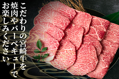 ＜宮崎牛肩焼肉 400g＞焼肉やバーベキューでお楽しみください！ BBQ特集 【MI229-nh】【日本ハムマーケティング株式会社】
