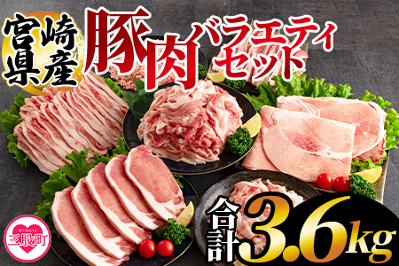 [宮崎県産豚肉バラエティーセット 合計3.6kg] BBQ特集 [MI193-hr][肉の豊楽]