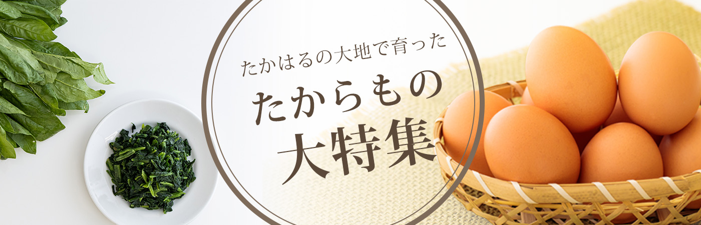 たかはるの大地で生まれた返礼品