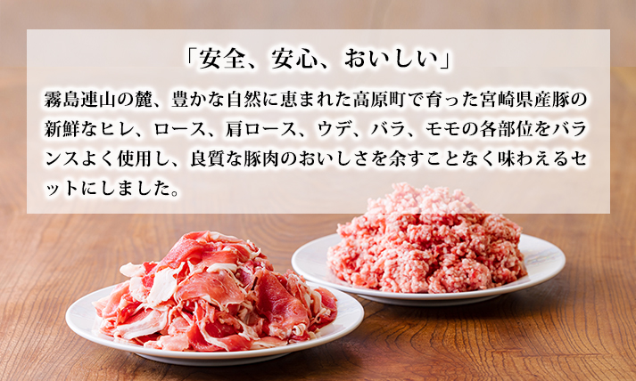 高原育ちの宮崎県産豚肉切り落とし＆ミンチ３㎏ おいしさお試しアレンジ色々 [夕食 お弁当 一人暮らし 万能食材 生姜焼き しゃぶしゃぶ ハンバーグ 餃子 肉巻き ミートソース 麻婆豆腐] TF0766‐P00070