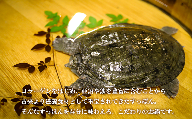 ANA限定 《奥霧島 極楽温泉謹製》すっぽん鍋セット(2～３人前) 国産すっぽん肉の旨味が溶けだす特製スープ 締めまで美味しい ご贈答やギフトにおすすめ送料無料 故郷納税 67000円 6万円台  　 TF0807-P00018