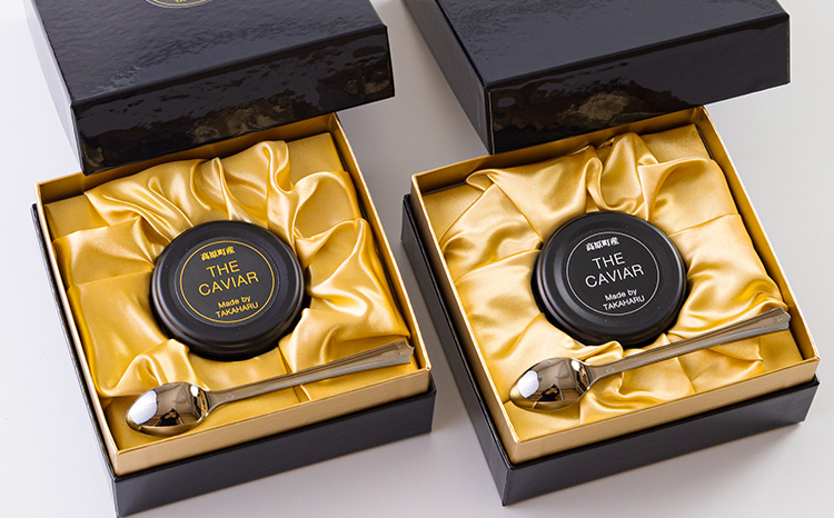 THE・CAVIAR(ザ・キャビア)2種食べ比べセット バエリとオシェトラ詰め合わせ 合計40g [高級 国産 日本産 ギフト 贈答 贈り物 プレゼント お中元 化粧箱入り BAERII OSETRA] TF0509-P00066