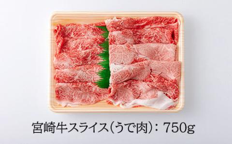 《A5・A4ランク》宮崎牛スライス(うで肉)約750g 内閣総理大臣賞受賞の黒毛和牛 [ブランド牛 牛肉] TF0571-P00012