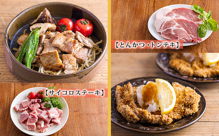 高原育ちの宮崎県産豚肉5種バラエティーセット1.5kg おいしさ満喫 [ロース 肩ロース 夕食 お弁当 一人暮らし 万能食材 ステーキ とんかつ ポークソテー 生姜焼き しゃぶしゃぶ  焼肉 肉巻き 300g 小分け 使い切り]TF0779-P00070