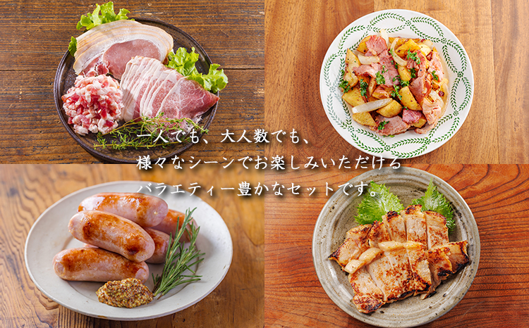 ソヤマポークの加工品詰め合わせ[ハム ステーキ ソーセージ 味噌漬け] TF862ｰP00078