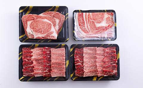 《定期便3ヶ月》宮崎牛月替わり堪能セットB 合計1600g [国産 黒毛和牛 ブランド牛 お肉 ステーキ 焼肉 しゃぶしゃぶ 50000円 5万円 『おいしい特産品を詰め込んだ定期便特集』-宮崎県高原町] TF0690-P00020