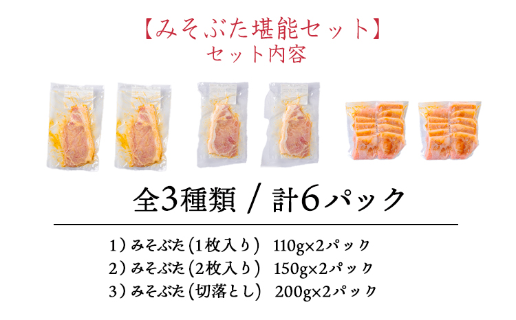 ソヤマポークのみそぶた堪能セットT[特製味噌漬け ロース モモ おかず お弁当] F866ｰP00078