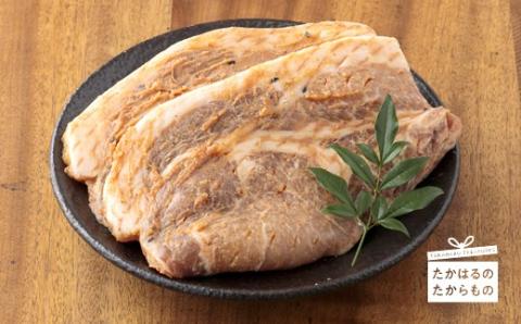 《霧島が育んだ黒豚》宮崎産豚肉ロース味噌漬け(約400g×2パック) 合計800g程度 [味付き肉 時短調理 簡単料理 お肉 みそ] TF0386-P00007