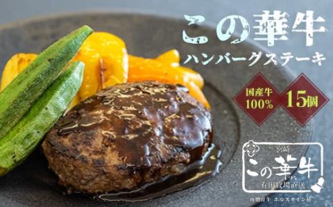高原有田牧場直送 この華牛 ハンバーグステーキ(1.5kg) TF0459-P00037