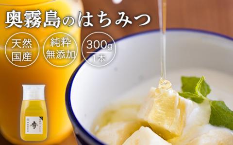 《天然・無添加》奥霧島のはちみつ 300g　すぐに使えるボトルタイプ [純粋 国産 日本産 宮崎県産 ハニー honey プラ容器 『返礼品特集20000円以下』-宮崎県高原町]   TF0698-P00058