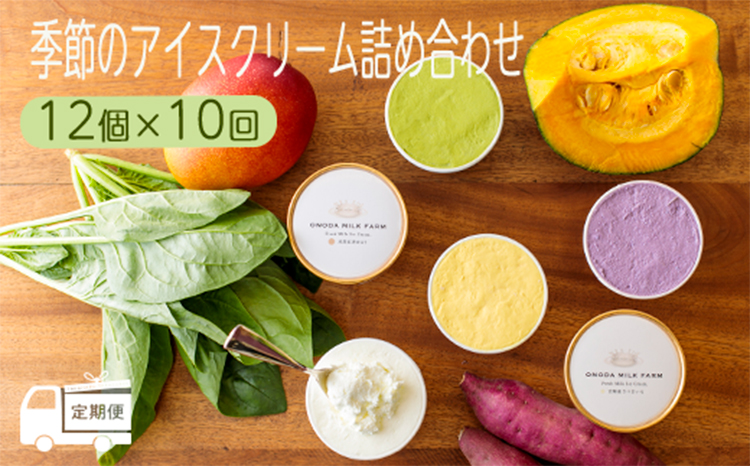 【定期便】《宮崎県グルメコンテスト2連覇》高原アイスクリーム研究所 生乳仕立てのカップアイス「搾りたてミルク」詰め合わせセット [スイーツ デザート ジェラート 抹茶 マンゴー フレーバー  『おいしい特産品を詰め込んだ定期便特集』-宮崎県高原町] TF0181-P00023