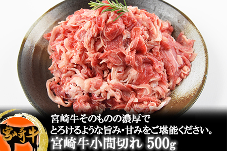 ＜宮崎牛とブランドポークの小間切れセット 1kg＞翌月末迄に順次出荷【 牛 牛肉 国産 黒毛和牛 贅沢 豚 ぶた 豚肉 小間 豚丼 牛丼 セット 】