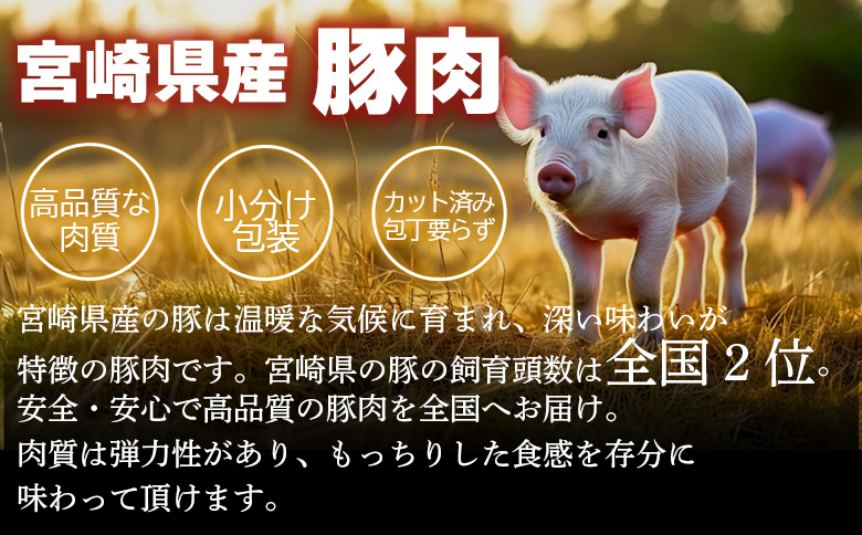 ＜宮崎県産豚肉バラエティー詰合せセット 4.5kg＞入金確認後、2026年7月に順次出荷【国産 宮崎県産 ぶた にく 精肉 とんかつ トンカツ 焼肉 焼き肉 スライス 小間切れ 豚こま 詰め合わせ 6種類 肩ロース ウデ ミヤチク 宮崎県 国富町】 2026年7月に順次出荷