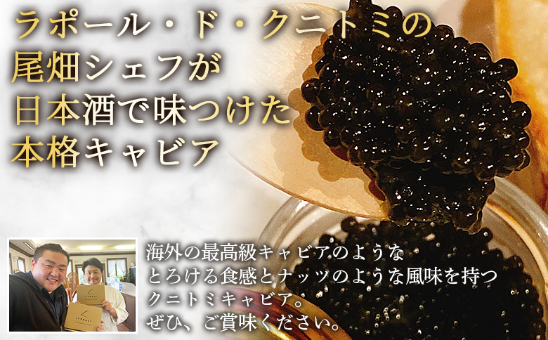 ★ANA限定★訳あり★＜クニトミキャビア日本酒フレーバーとキャビアキングカツのセット＞翌月末迄に順次出荷【 訳あり 世界三大珍味 キャビア チョウザメ 魚介類 高級 プレゼント SDGs 送料無料 ANAオリジナル 】