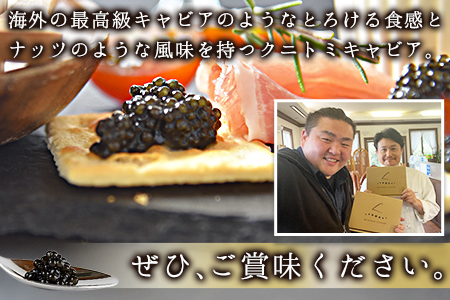 ★訳あり★＜クニトミキャビア 20g(20g×1)＞翌月末迄に順次出荷【 訳あり キャビア チョウザメ 魚介類 高級 プレゼント 世界三大珍味 】 20g【24,000円】