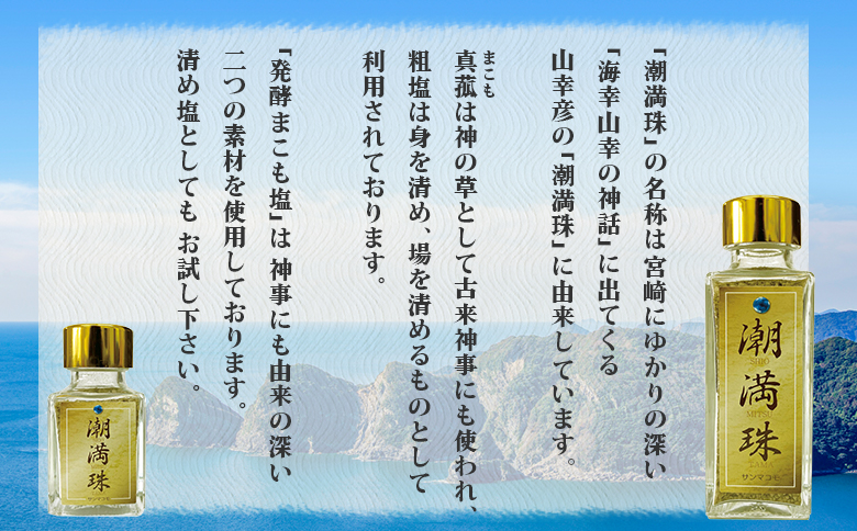 ＜国富町産 発酵まこも塩35g(35g×1)＞ 翌月末迄に順次出荷 【 35g 国産 潮満珠 ソルト しお 塩 ミネラル 食卓用 植物性食品 腸活 真菰 まこも マコモ 株式会社サンマコモ 宮崎県 国富町 】 35g【10,000円】