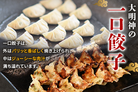 ★数量限定★＜手づくり 一口餃子 240個入り＞翌月末迄に順次出荷【 餃子 ぎょうざ ギョウザ ギョーザ 宮崎餃子 一口餃子 大明神 鶏肉 豚肉 野菜 餃子大容量 -】 240個　75,000円