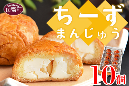 [ちーずまんじゅう 10個]2か月以内に順次出荷[ チーズ まんじゅう 饅頭 お菓子の秋月 お菓子 和菓子 スイーツ お茶請け 宮崎名物 間食 子供 女子会 ]