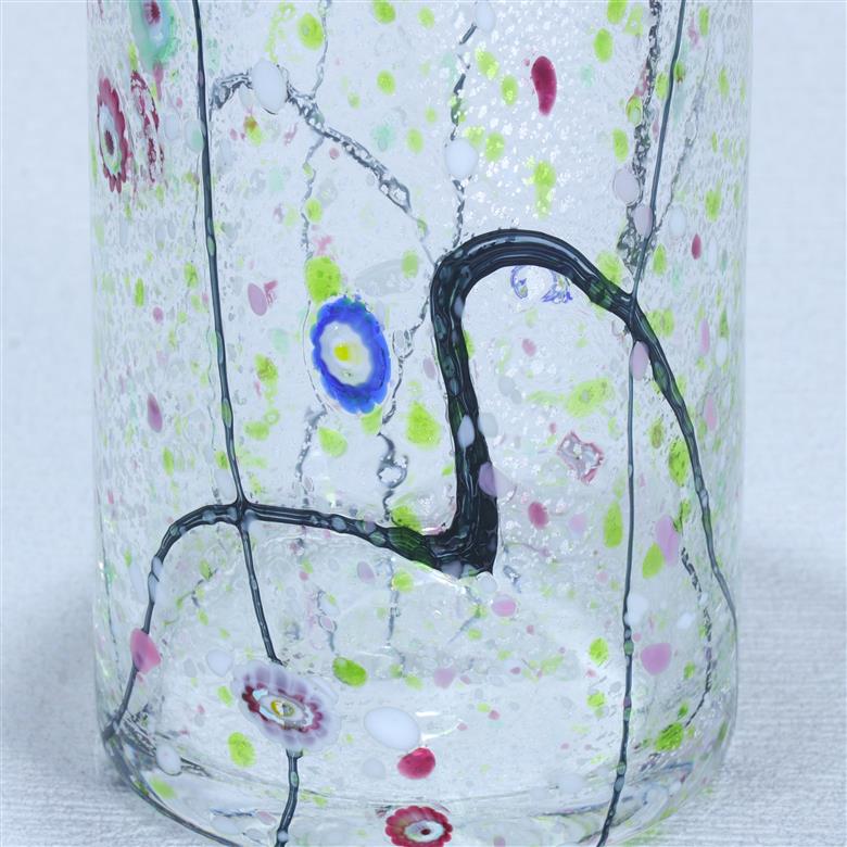 花器「光琳」筒型（カラー：クリア） クリア