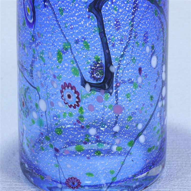 花器「光琳」筒型（カラー：コバルトブルー） コバルトブルー