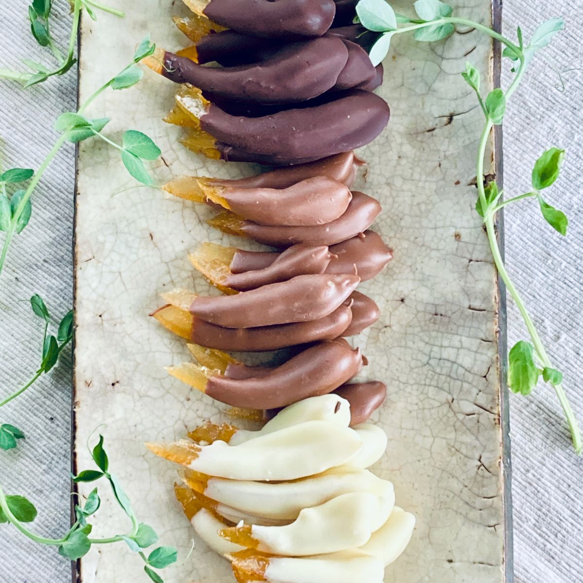 白砂糖不使用♪綾日向夏オレンジピールチョコセット〈３種類／３袋〉（0021-055）