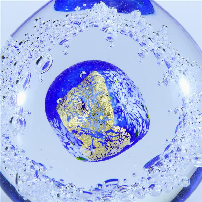 オブジェ 金彩「しずく」（カラー：コバルトブルー）