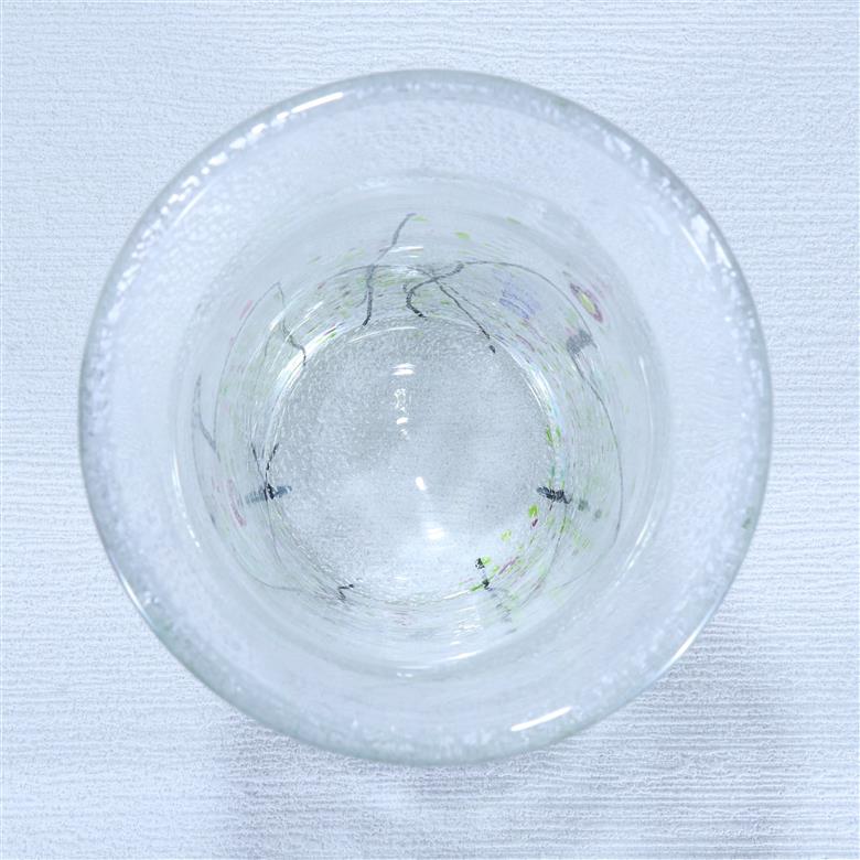 花器「光琳」筒型（カラー：クリア） クリア