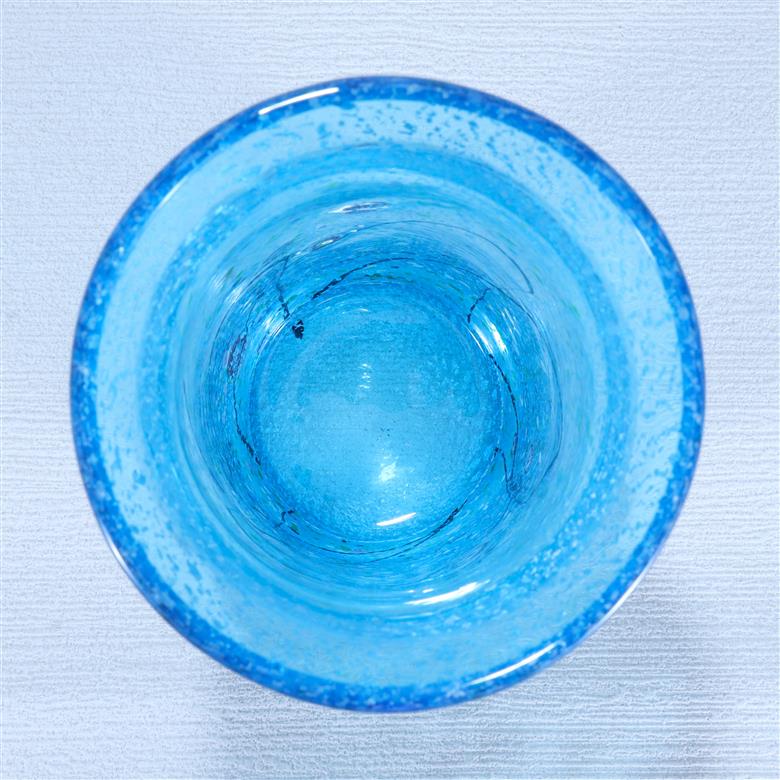 花器「光琳」筒型（カラー：オーシャンブルー） オーシャンブルー