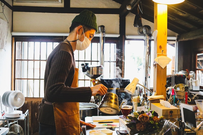 くるりカフェのオリジナルコーヒードリップバッグ【全6回定期便】