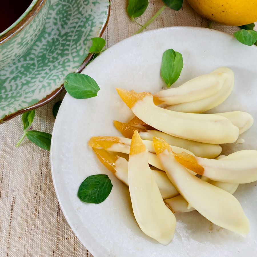 ピールチョコ（綾日向夏ホワイト）白砂糖不使用♪