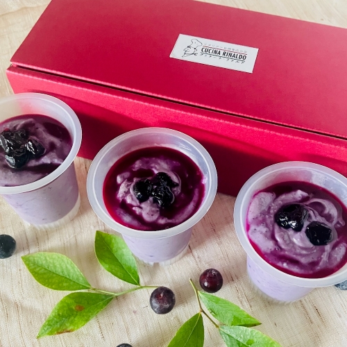 生チーズムース（綾ブルーベリー）白砂糖不使用♪