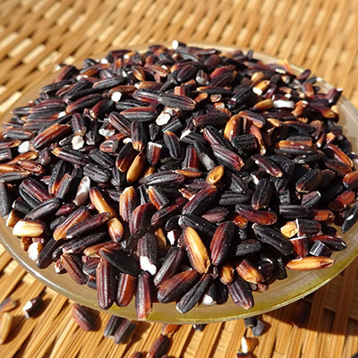 完全自然米 5kg【分搗き】＋古代米セット