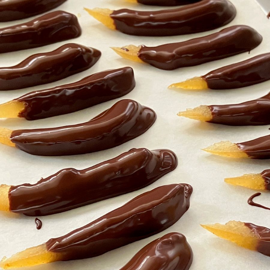 ピールチョコ（綾日向夏ビター）白砂糖不使用♪