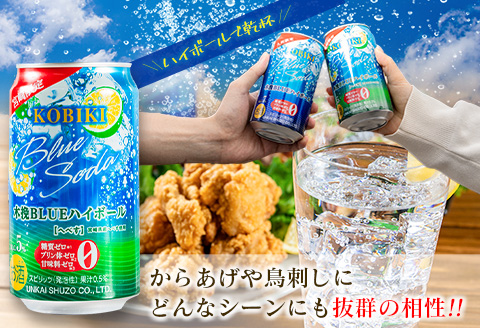 【雲海酒造】宮崎限定 木挽BLUE ハイボール へべす 350ml×48本（木挽ブルー） 48本