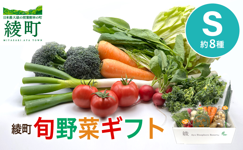綾町旬野菜ギフト（Sサイズ） 1回