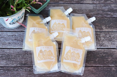 早川農苑のお米だけで作ったほんものの玄米甘酒　健康　無農薬　無化学肥料栽培