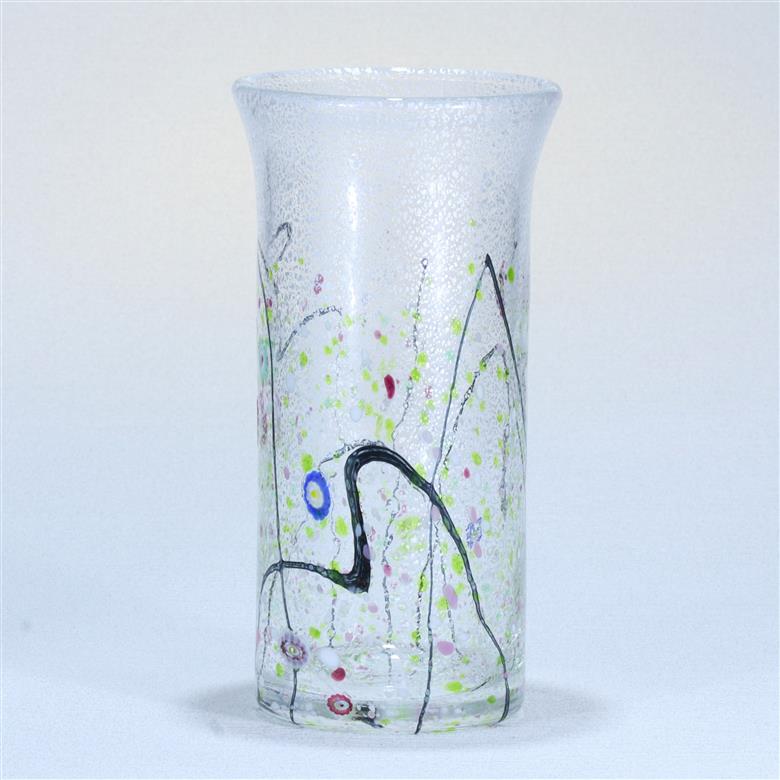 花器「光琳」筒型（カラー：クリア） クリア