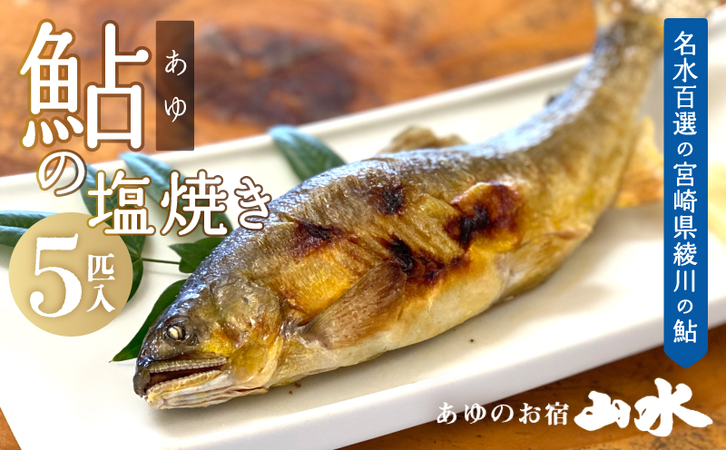 鮎 塩焼き 焼き鮎 5匹 冷凍 香ばしい