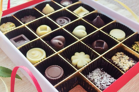 オーガニックチョコ100％使用ミニチョコ＆乳製品フリー生チョコセット＜20個入り＞