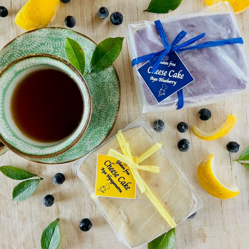 グルテンフリー 生チーズケーキセット（２種類・２個入り）
